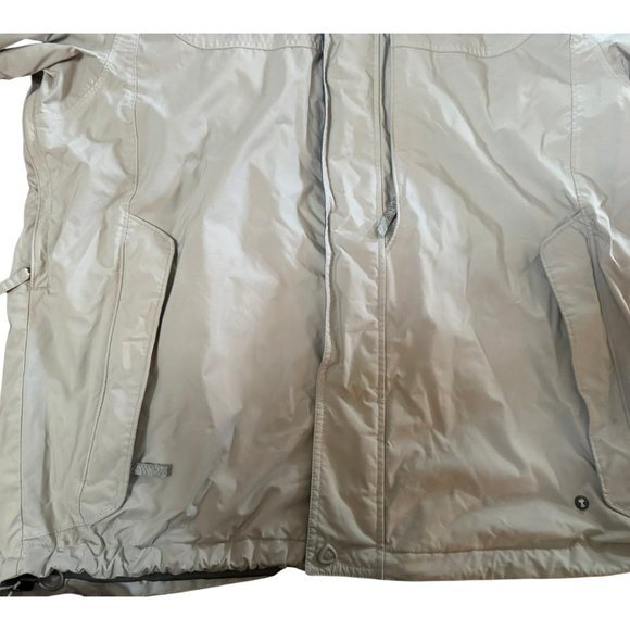 Columbia Silver/Blue/Grey Omnishield Vertex Jacket with Optional Hood - Mens L - Picture 9 of 16